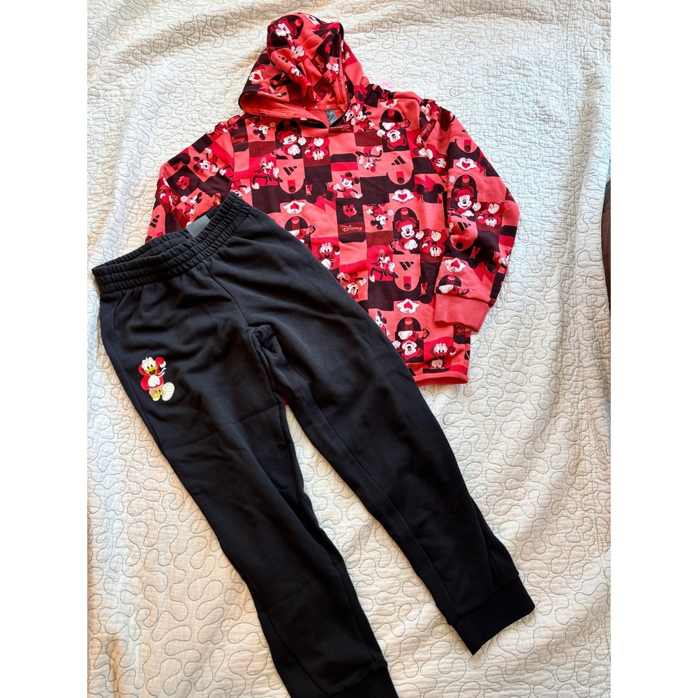 Adidas Disney Kids Mickey Mouse‎ Hoodie and Jogger Set Size Small